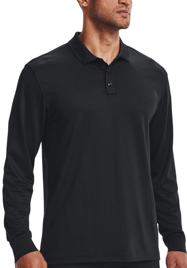 Polotröja Under Armour Under Armour Tac Performance 2.0 Long Sleeve Polo Shirt Svart | 1365383-001