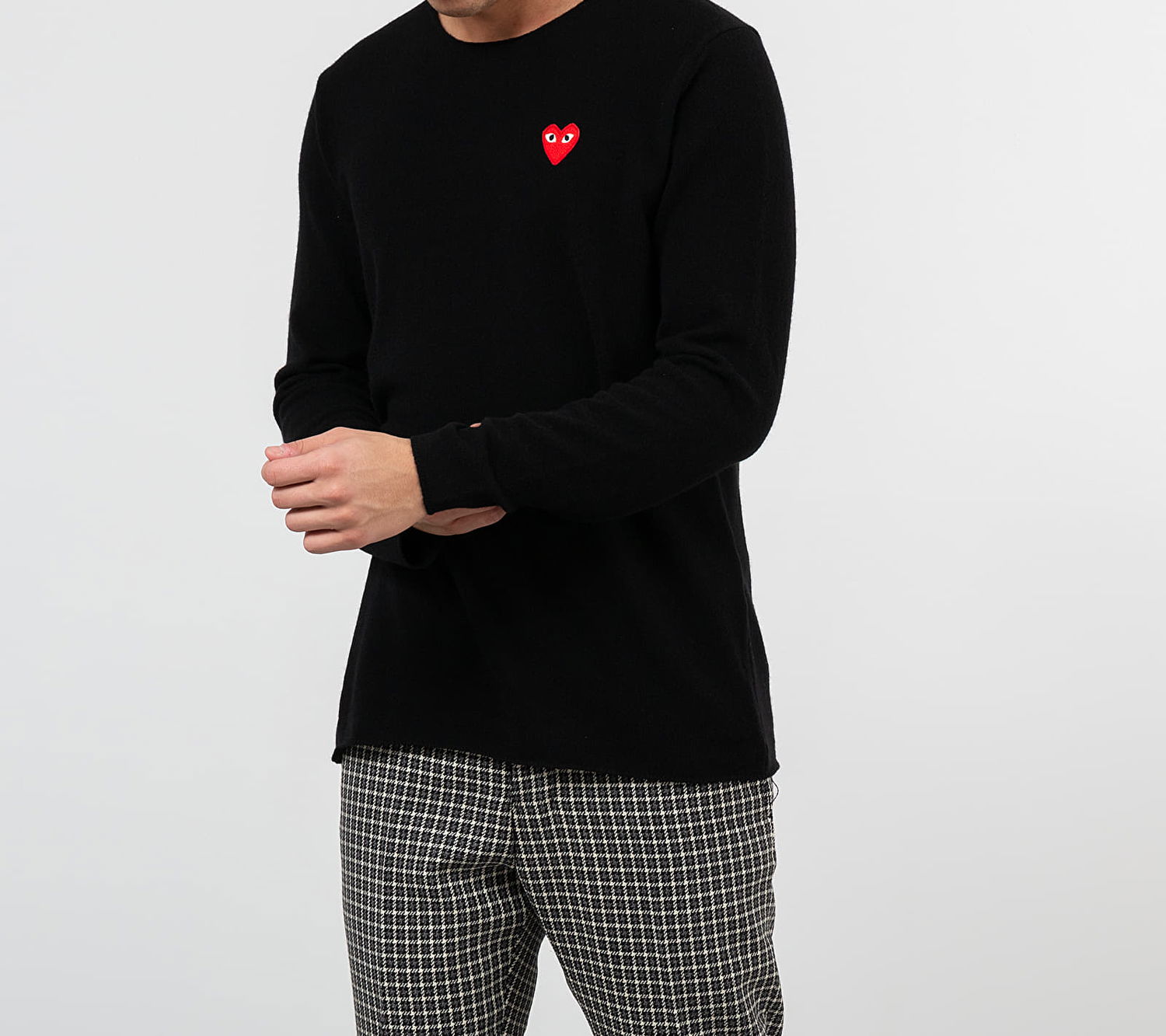 Sweater Comme des Garçons PLAY Knit Svart | P1N068 black, 0