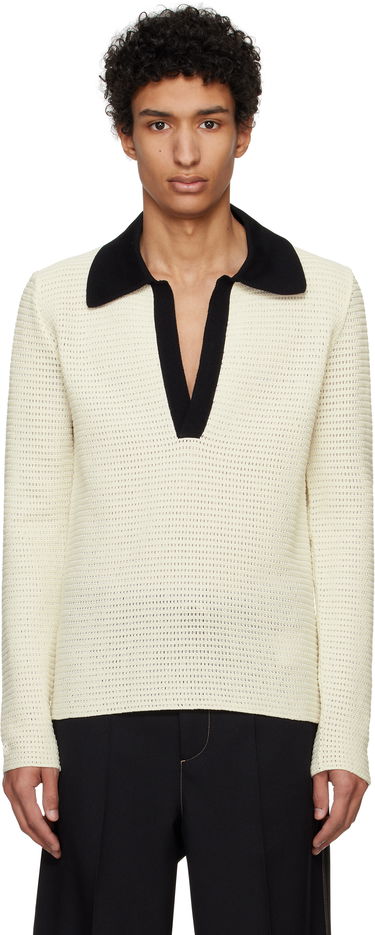 Sweater Jil Sander Jil Sander Knit Polo Beige | J22GL0112_J15434, 0