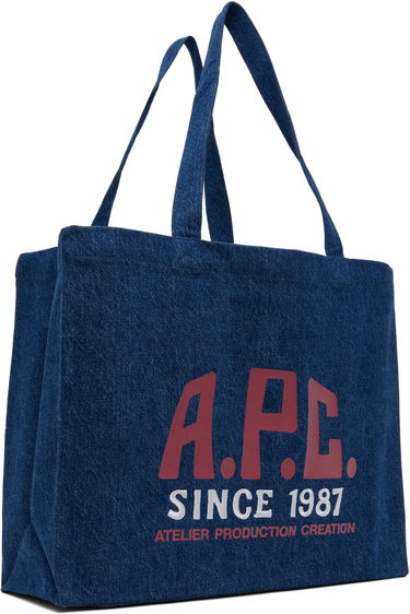 Tygpåse A.P.C. A.P.C. Diane Carpenter Shopping Tote Blå | COHTD-M61991, 1