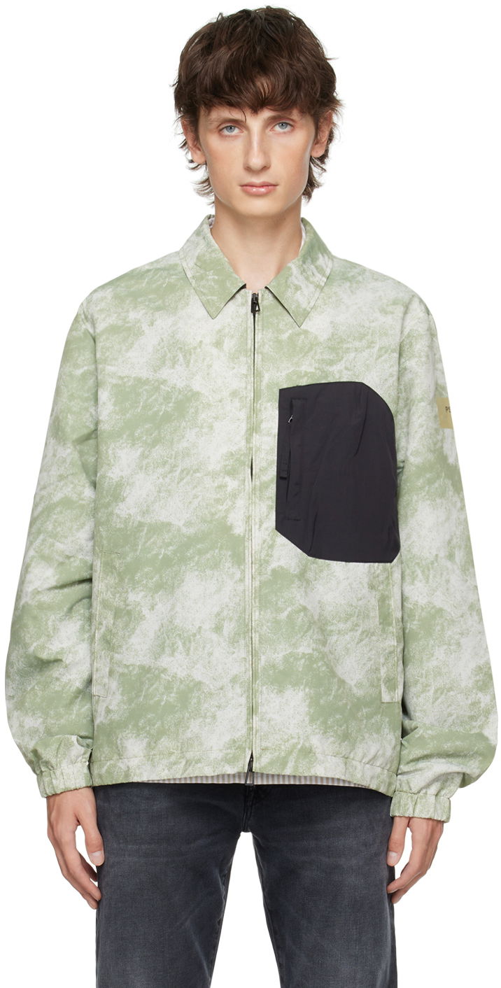 Vindjacka Paul Smith PS Paul Smith Printed Jacket Grön | M2R-311Y-L21845