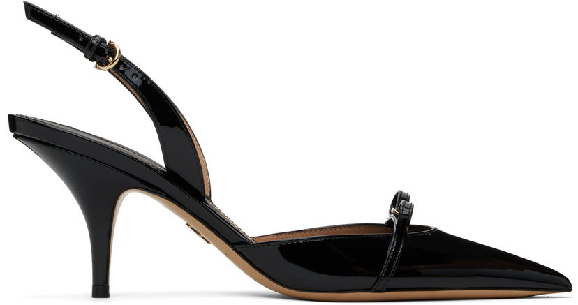 Sneakers och skor FERRAGAMO Ferragamo Mini Bow Slingback Heels Svart | 781105