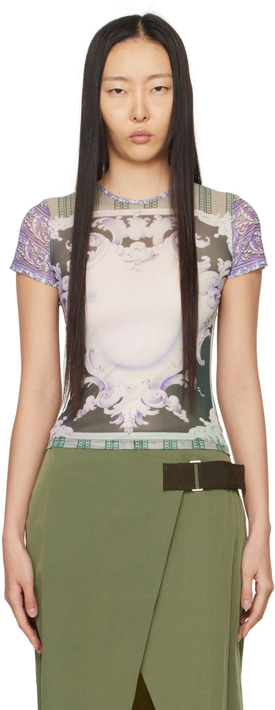 T-shirt Miaou Miaou Mini T-Shirt Flerfärgad | 7026PM2EMB