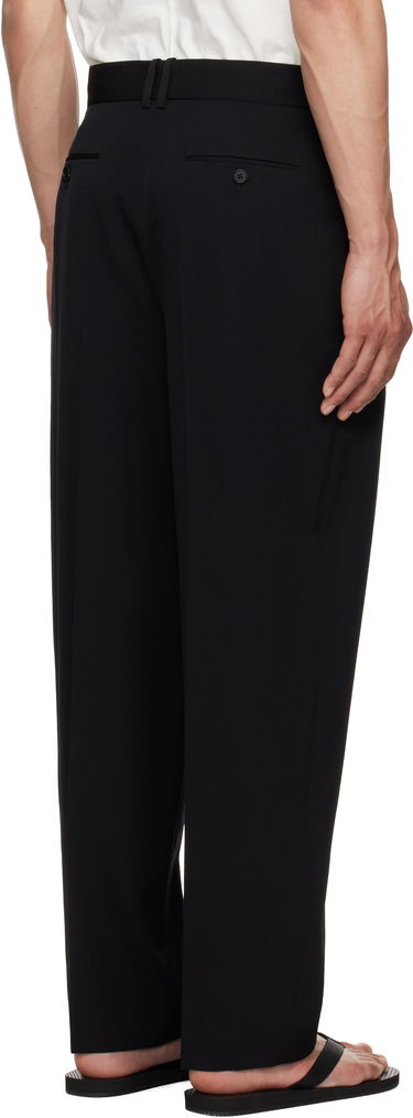 Byxor The Row The Row Silas Pleated Trousers Svart | 909-W3598, 2