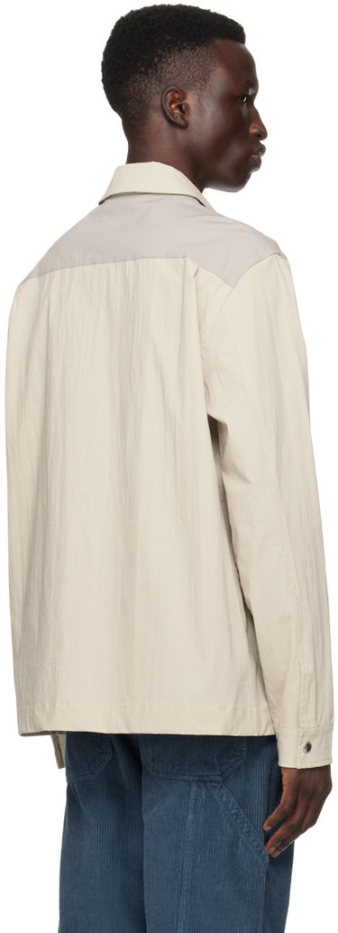 Vindjacka Paul Smith PS Paul Smith Contrast Shirt Beige | M2R-692Y-M21957-71, 2