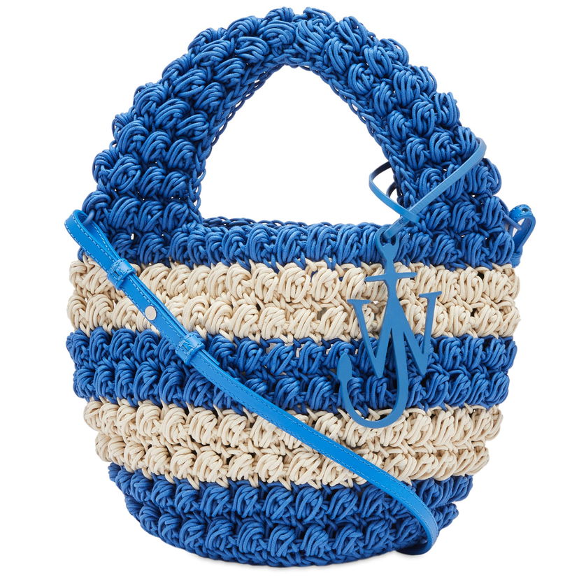Handväska JW Anderson Popcorn Basket Bag Blå | HB0588-FA0305-857