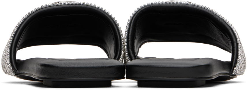 Tillbehör Marc Jacobs Marc Jacobs 'The Rhinestone J Marc' Slides Svart | 2R3FFS006F05, 1