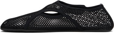 Sneakers och skor Alaïa ALAÏA Fishnet Ballerina Flats Svart | AA3A065TK050, 2