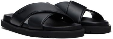 Sneakers och skor Versace Versace Logo Sandals Svart | 1016188_1A11124, 3