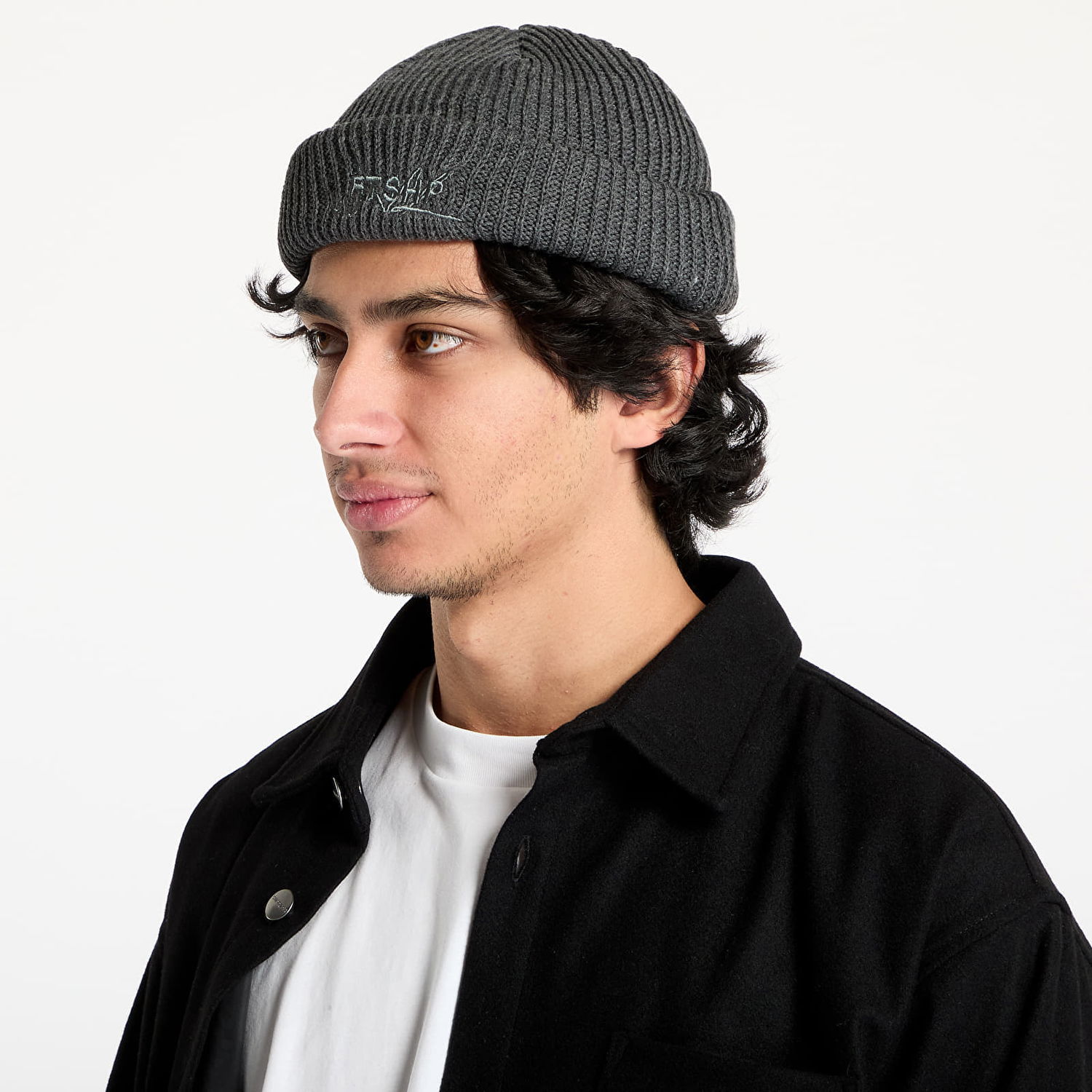 Mössa Footshop Everyday Pebble Grey Beanie Grå | FTSHP_459, 0