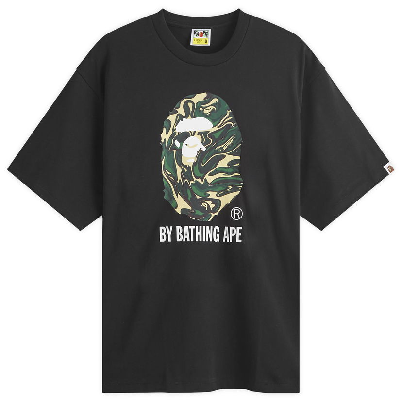 T-shirt BAPE Marbling Camo by Bathing Ape T-Shirt Svart | 001TEK801323M-BLK