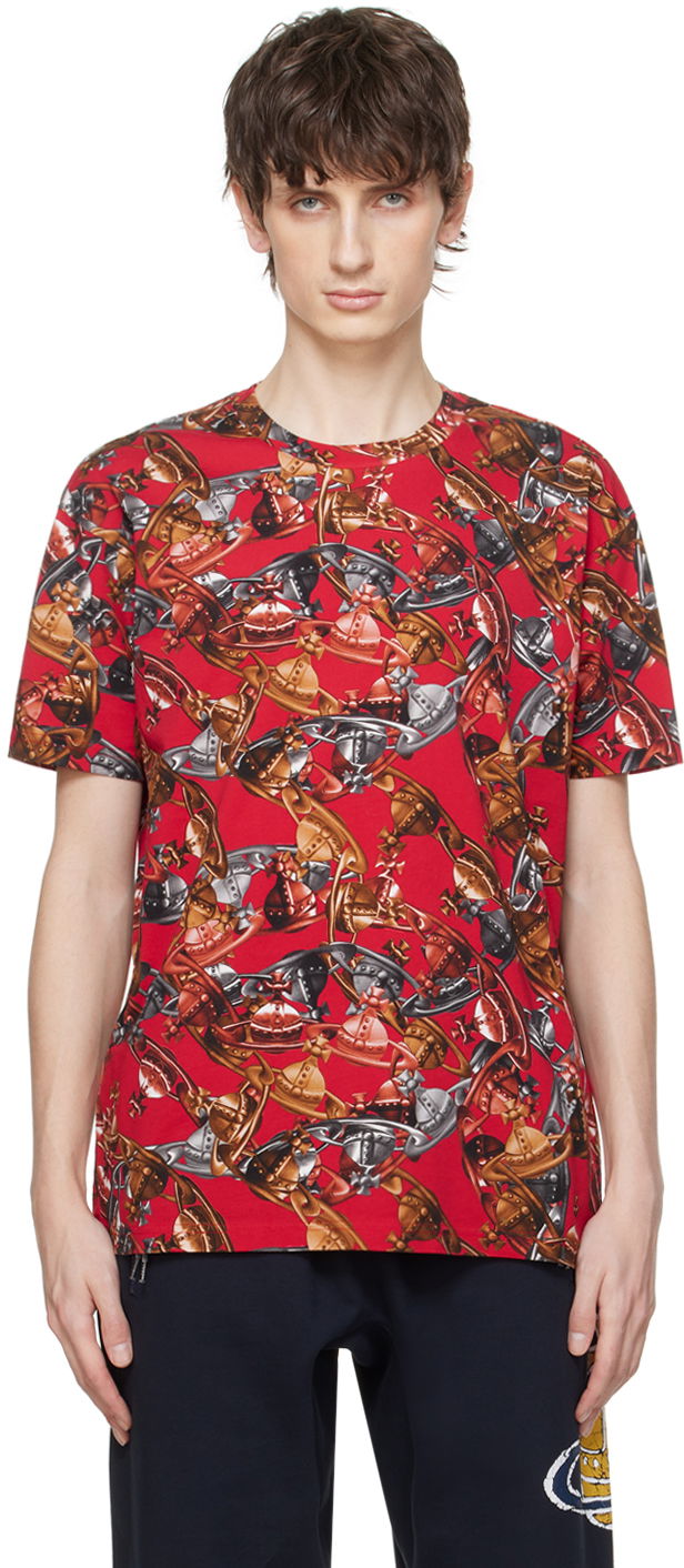 T-shirt Vivienne Westwood Classic T-shirt Röd | 3G01001F-J006F-