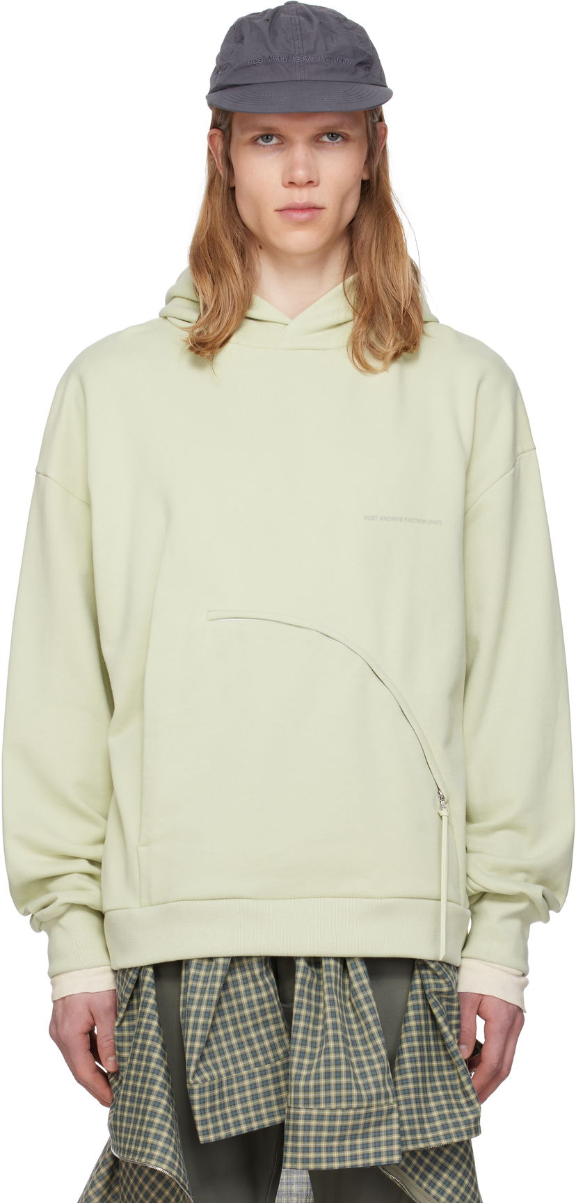 Sweatshirt Post Archive Faction (PAF) Post Archive Faction (PAF) 8.0 Center Hoodie Grön | 8.0 THC-LY