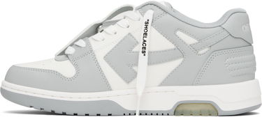 Sneakers och skor Off-White Out Of Office Calf Leather "White Grey" Grå | OMIA189C99-LEA007-0109, 2
