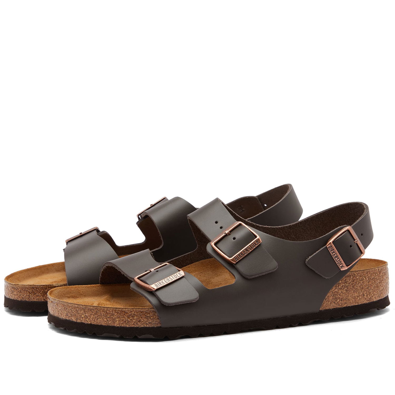 Sneakers och skor Birkenstock Milano Dark Brown Smooth Leather Brun | 34101, 0
