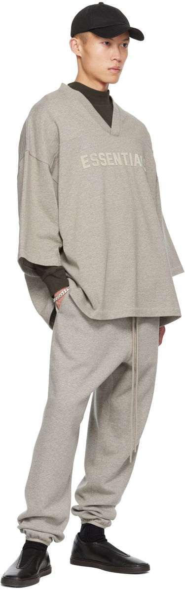 T-shirt Fear of God Essentials Football T-Shirt Grå | 125SP244103F, 3