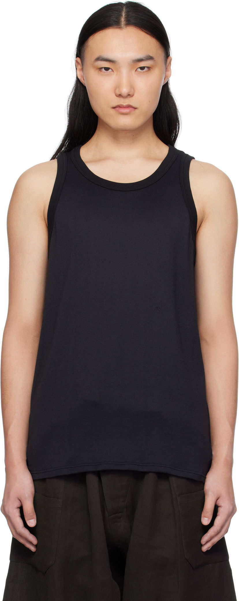Linne NANAMICA nanamica Loopwheel COOLMAX Jersey Tank Top Svart | S25SH116U