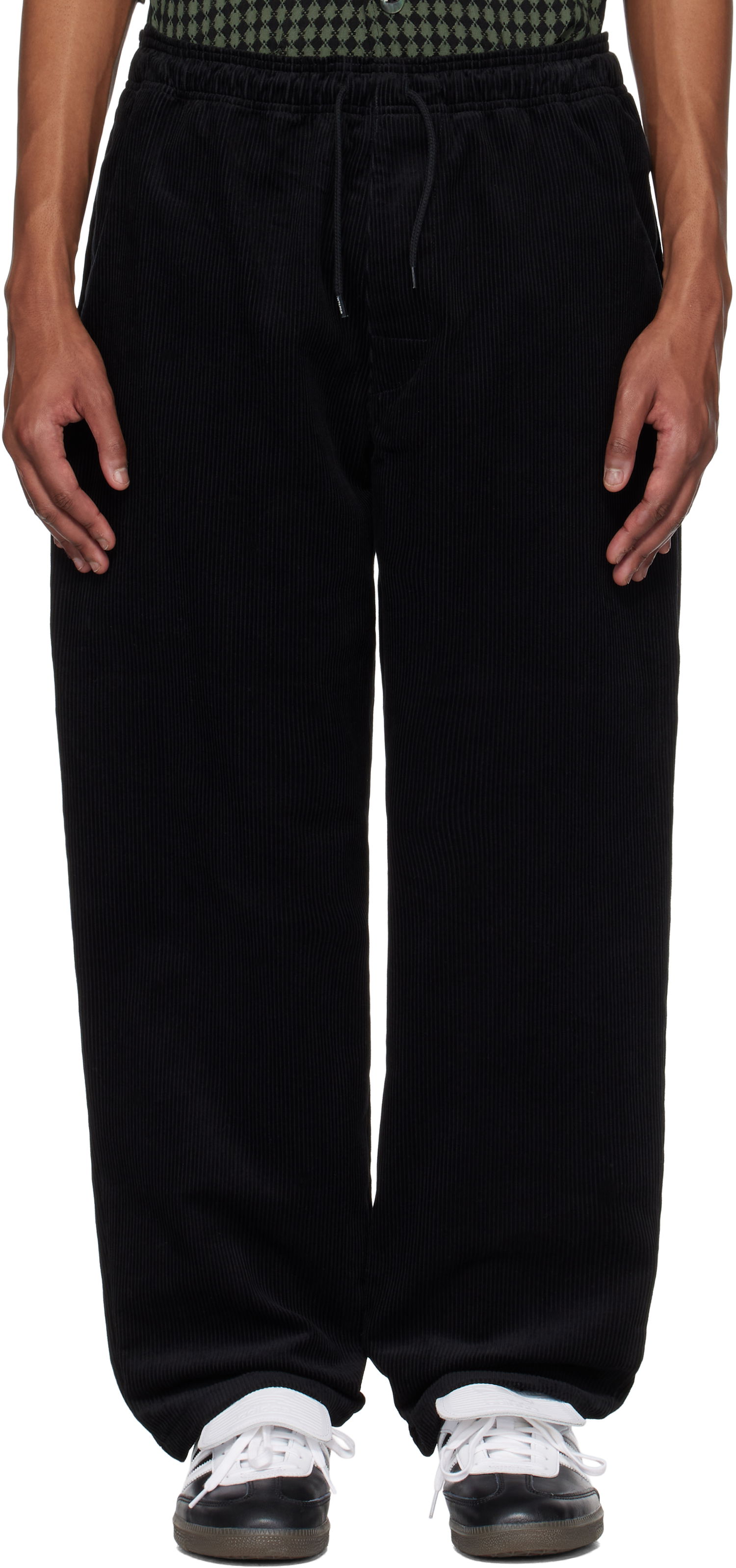 Byxor WTAPS WTAPS SDDT2003 Corduroy Trousers Svart | 242TQDT-PTM05, 0