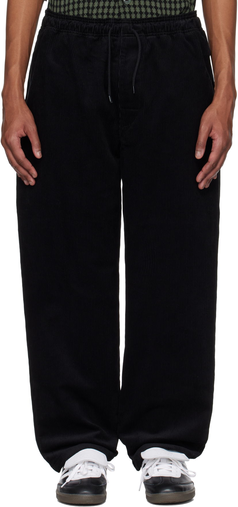 Byxor WTAPS WTAPS SDDT2003 Corduroy Trousers Svart | 242TQDT-PTM05