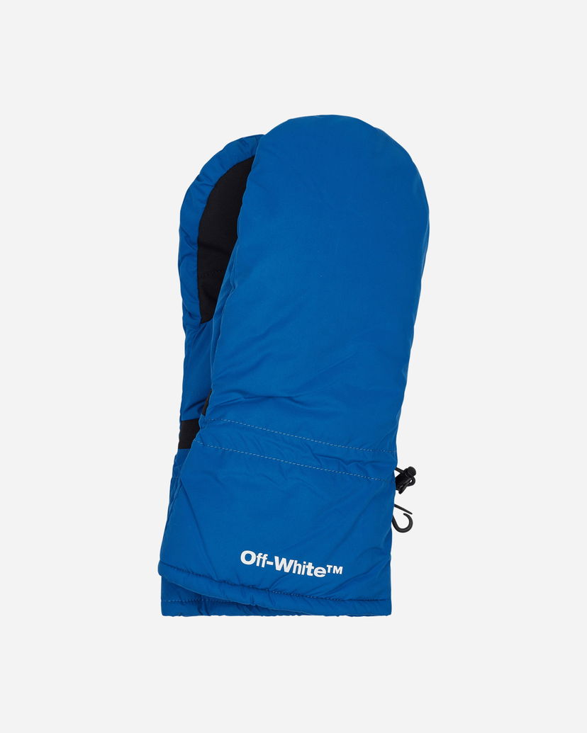Handskar Off-White Bounce Ski Mittens Gloves Blue Blå | OMNE038F22FAB001 4501