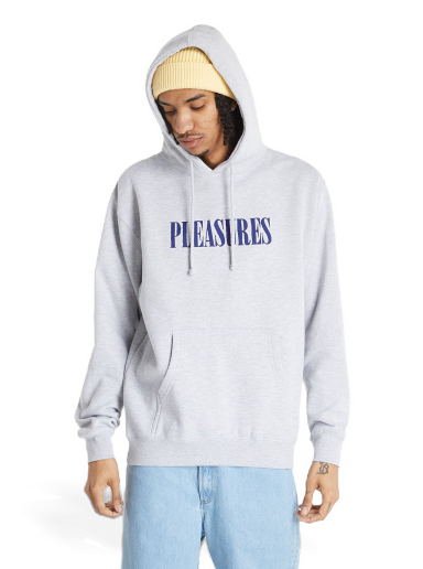 Sweatshirt Pleasures Tickle Logo Hoody Grå | P22SP056 Grey