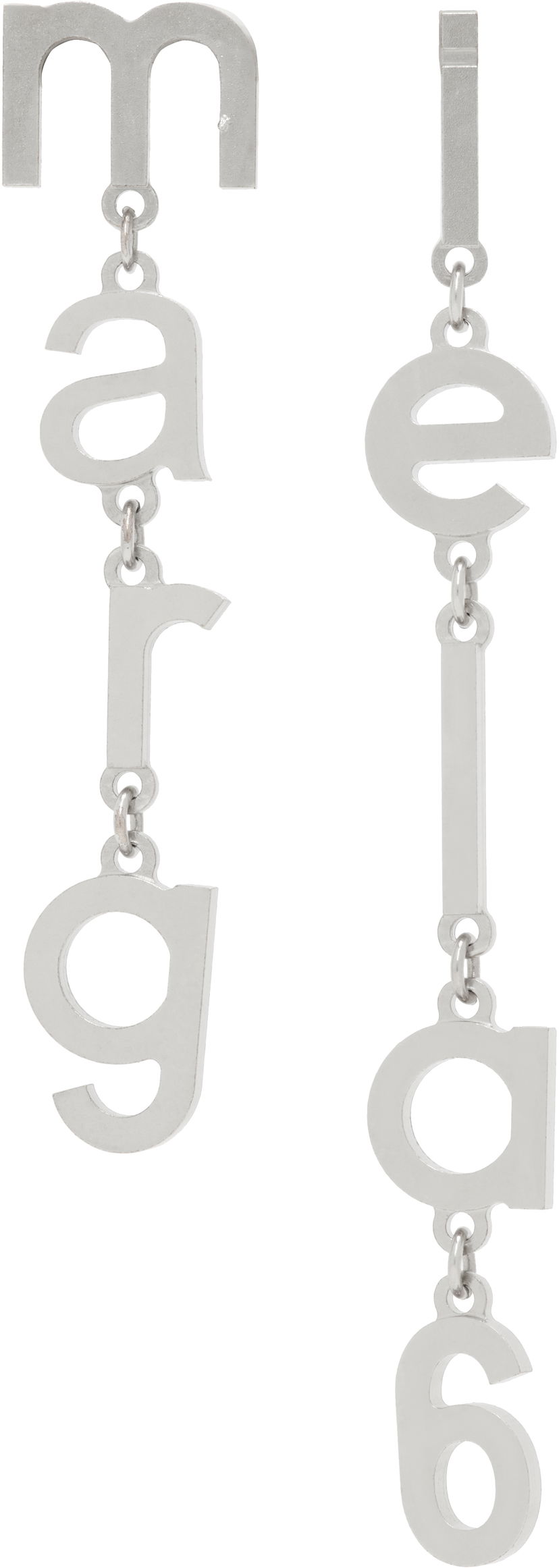 Örhängen Maison Margiela MM6 Maison Margiela Letter Logo Earrings Metallisk | SM6VG0085 P7212