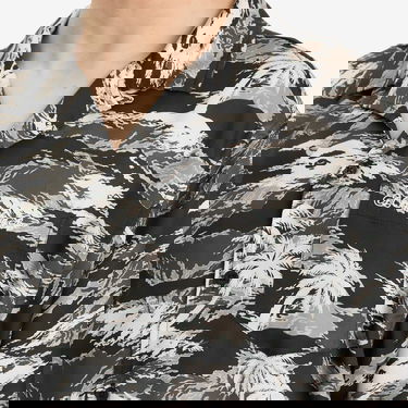 Skjorta BAPE A Bathing Ape Palm Tree Camo Open Collar Pocket Shirt Svart | 001SRL301306M-BLK, 5