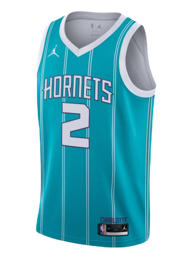 Jersey Jordan Air Jordan Lamelo Ball Hornets Icon Edition 2022 Swingman NBA Jersey Turkos | CN8016-453