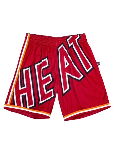 Shorts Mitchell & Ness Blown Out Fashion Shorts Miami Heat Röd | SHORBW19147-MHERED1