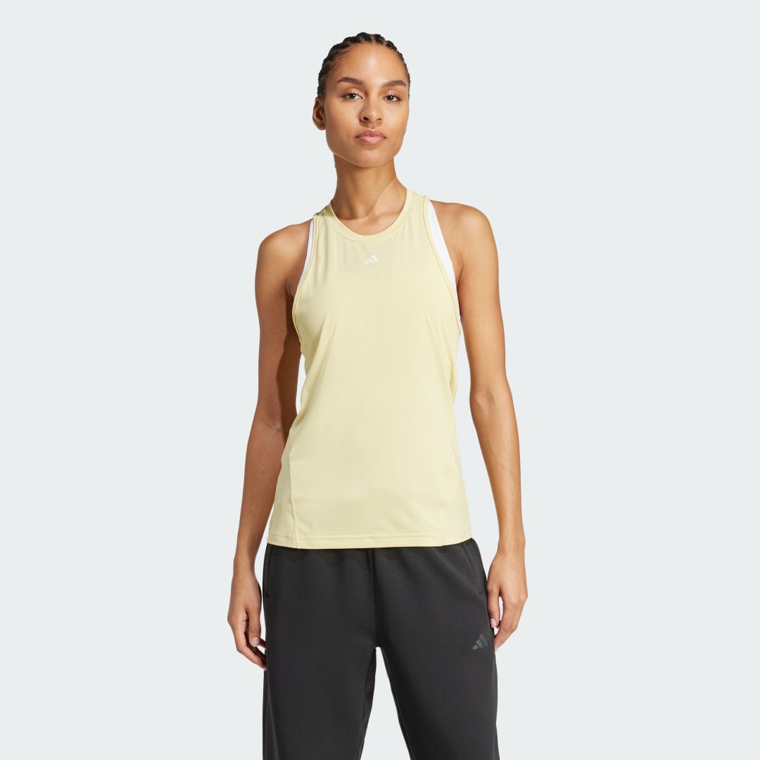 Linne adidas Performance Training Tank Top Gul | JC9854, 0