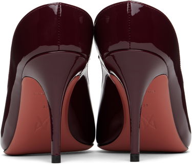 Sneakers och skor Amina Muaddi Patent Leather Pumps Bourgogne | ANOK MULE PATENT, 1