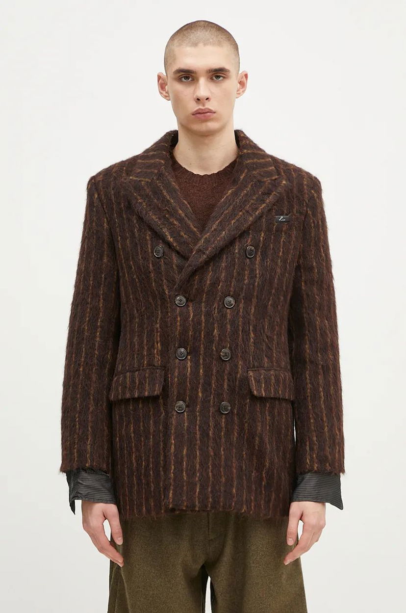 Rockar Martine Rose Double Breasted Short Coat Brun | 328WT02702