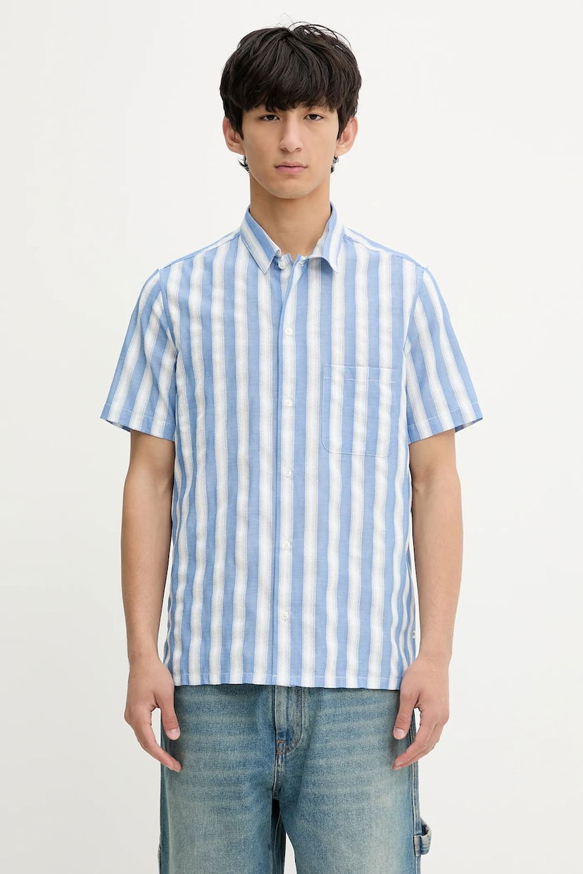 Skjorta Samsoe Samsoe Samsoe Samsoe Saavan Regular Fit Classic Collar Shirt Blå | M25200042