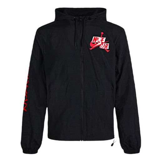 Vindjacka Jordan Jordan Jumpman Hooded Windbreaker Jacket Svart | CN3824-010, 0