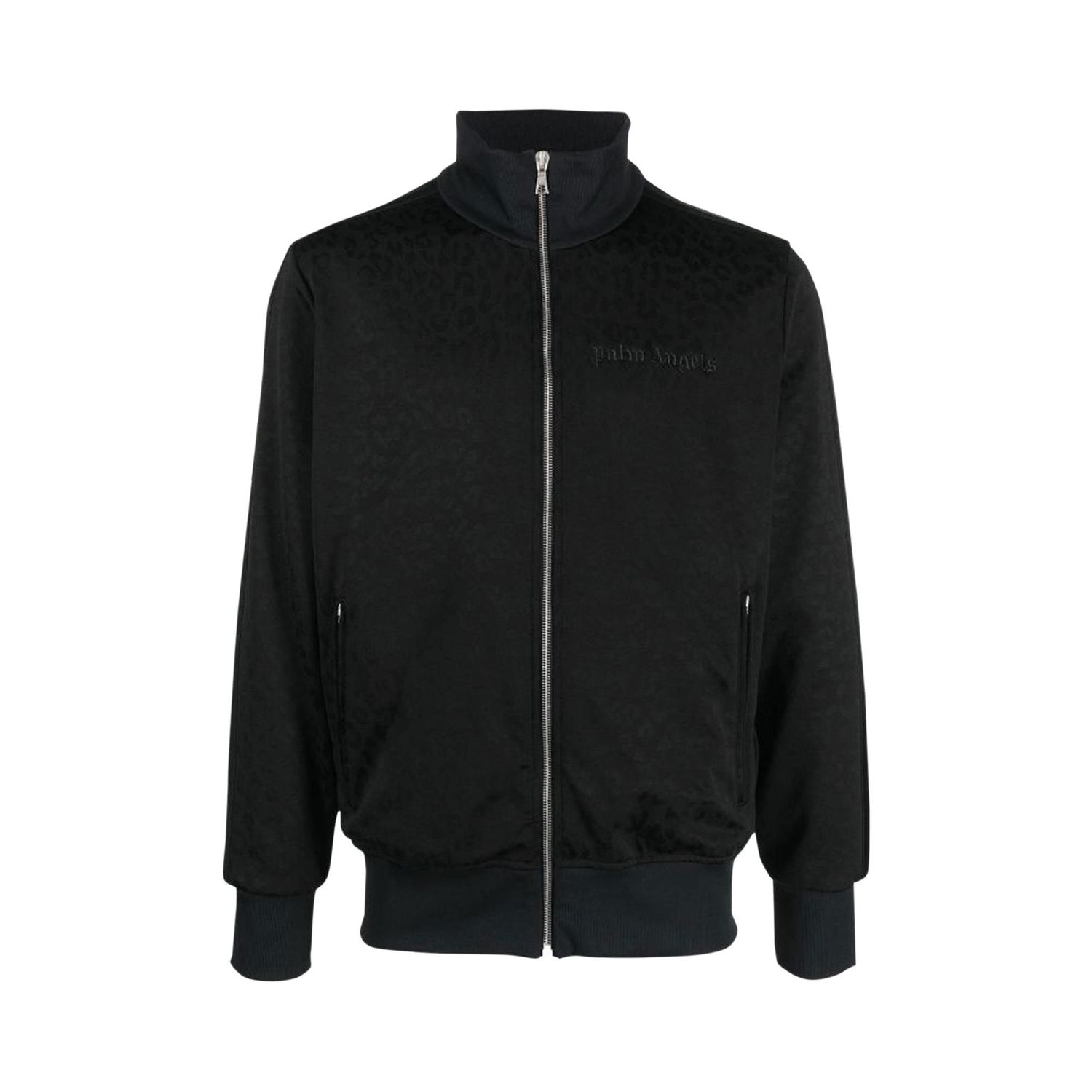 Sweatshirt Palm Angels Tuxedo Leopard Track Jacket Svart | PMBD001F22FAB0091001, 1