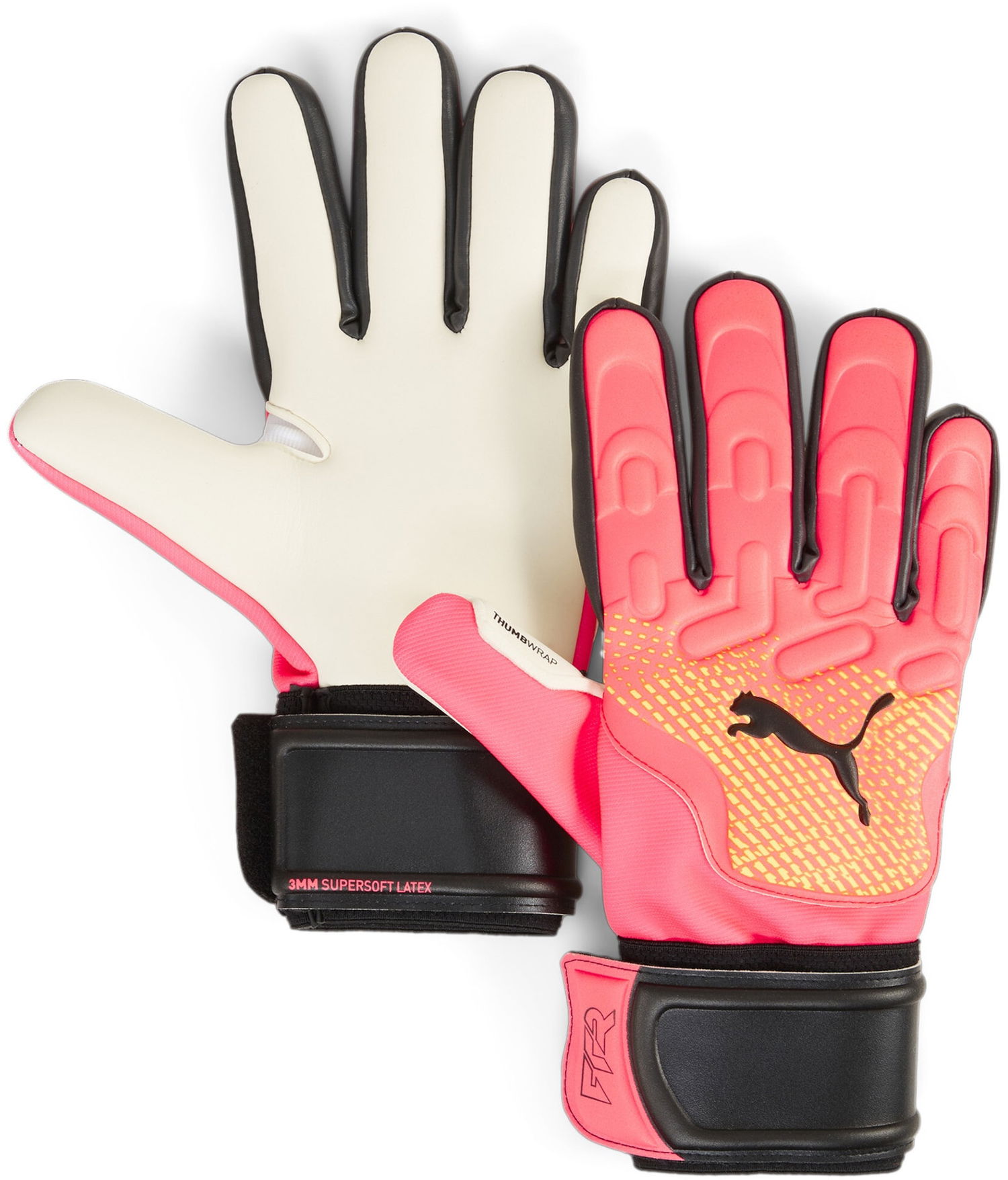 Handskar Puma Goalkeeper Gloves FUTURE Match NC with 3MM Supersoft Latex and Thumbwrap Rosa | 041926-02, 0
