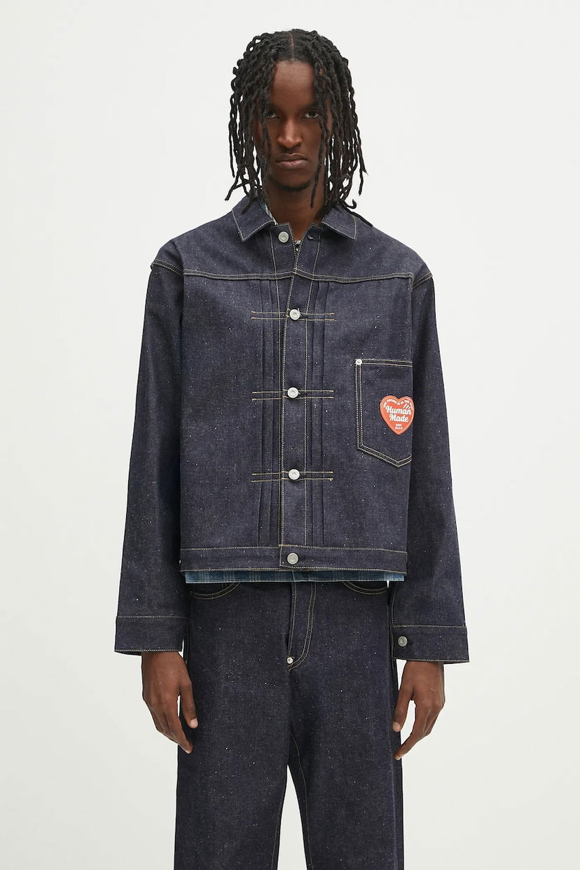 Jacka Human Made Human Made Denim Work Jacket Blå | HM29JK002