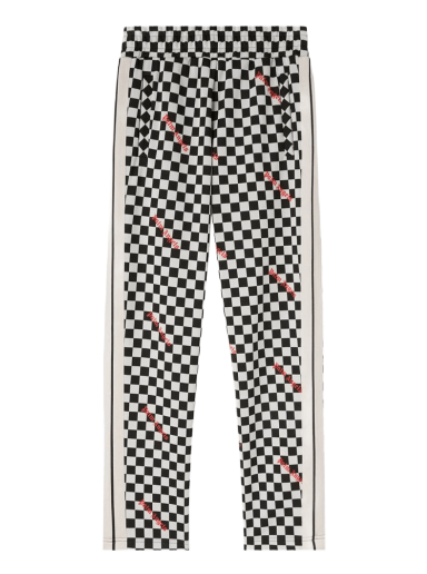 Träningsbyxor Palm Angels Jacquard Damier Classic Track Pants Svart | PMCJ001F22FAB0041025