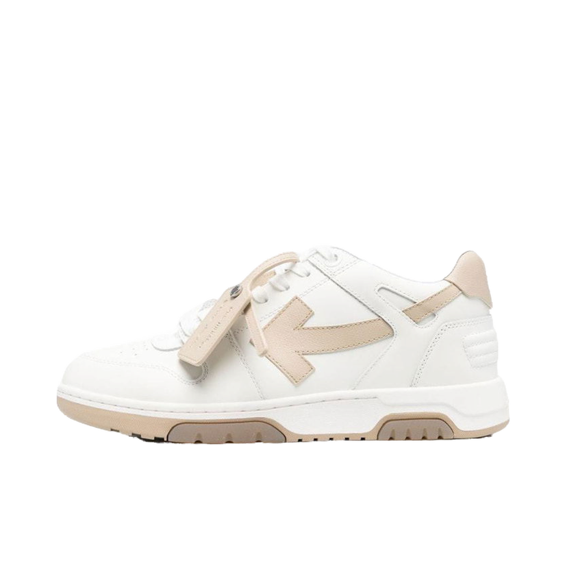 Sneakers och skor Off-White Out Of Office OOO Low Tops White Sand Vit | OMIA189S23LEA0010117