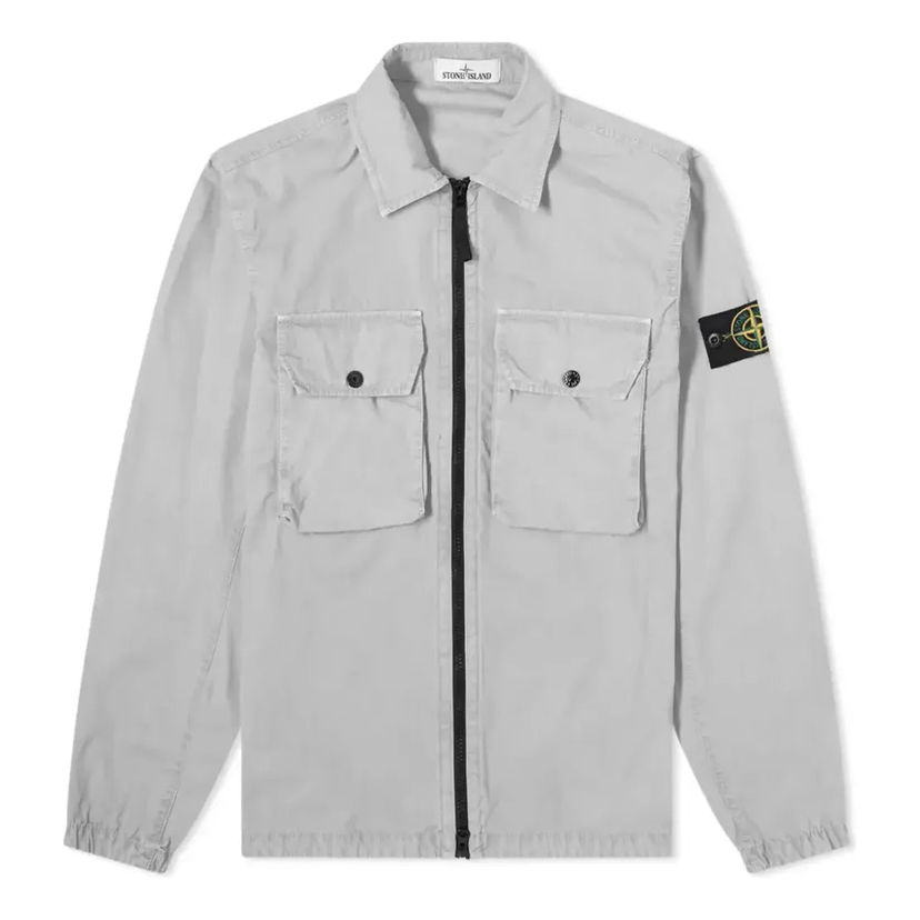 Skjorta Stone Island Two Pocket Shirt Jacket Grå | 7515113WN-V0161