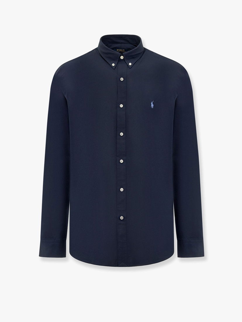Skjorta Polo by Ralph Lauren Long Sleeve Button-Down Shirt by Polo Ralph Lauren Mörkblå | 710928254001