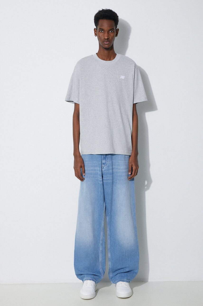 T-shirt New Balance T-s Grå | MT41509AG, 1