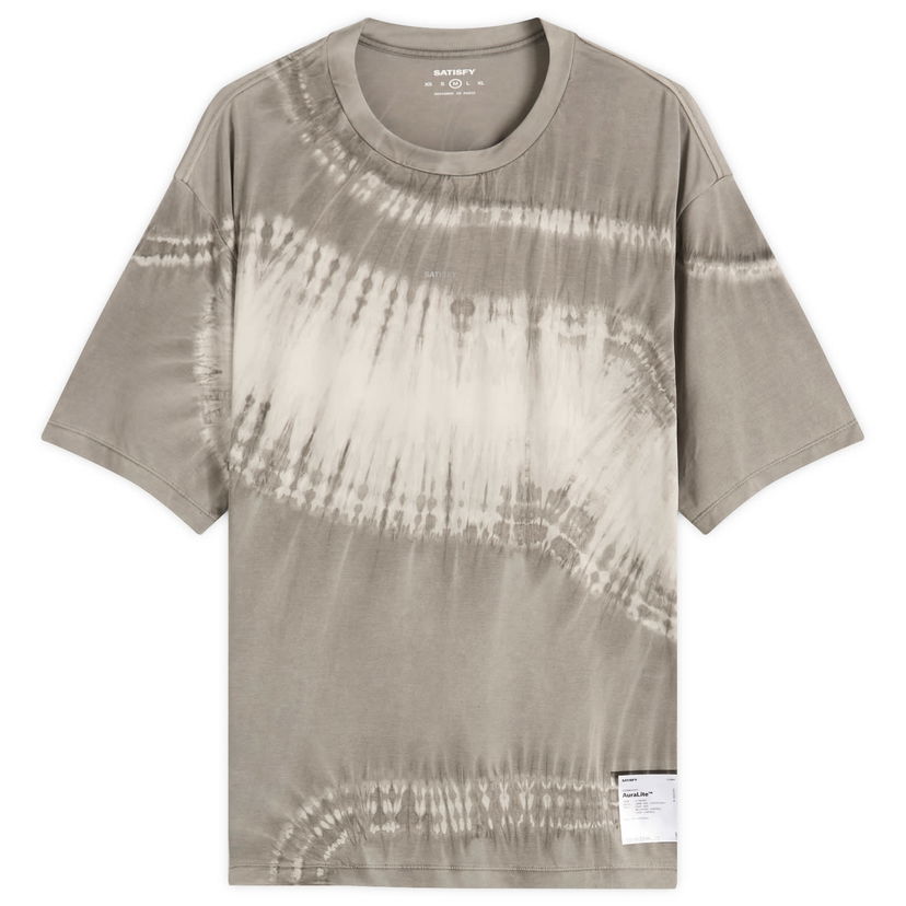 T-shirt Satisfy AuraLite™ Tie Dye T-Shirt, Size Large Grå | 11000-TDMG-SA