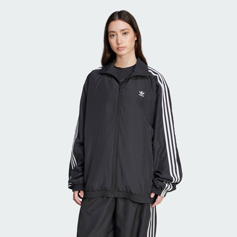 Vindjacka adidas Performance Oversized Track Jacket Svart | JD3392