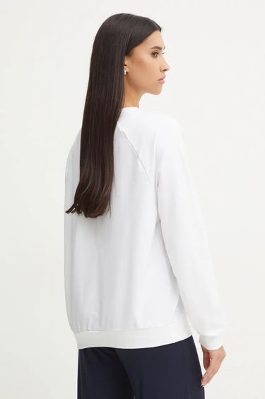 Sweatshirt Lacoste White Graphic Sweatshirt Vit | SF1472, 2