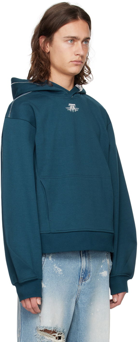 Sweatshirt ADER ERROR Nolc Hoodie Blå | BN01SSHD0102TQ, 1