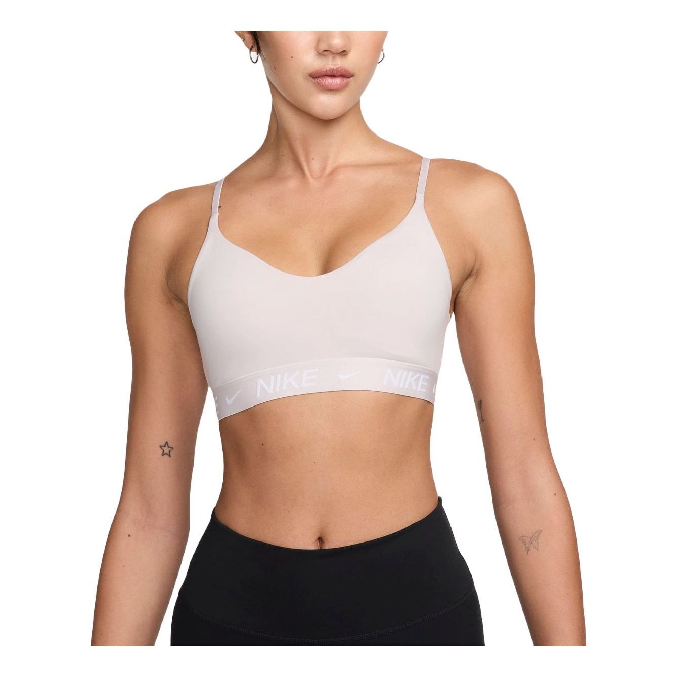 Behå Nike Indy Light Support Padded Adjustable Sports Bra Rosa | FD1063-019, 0