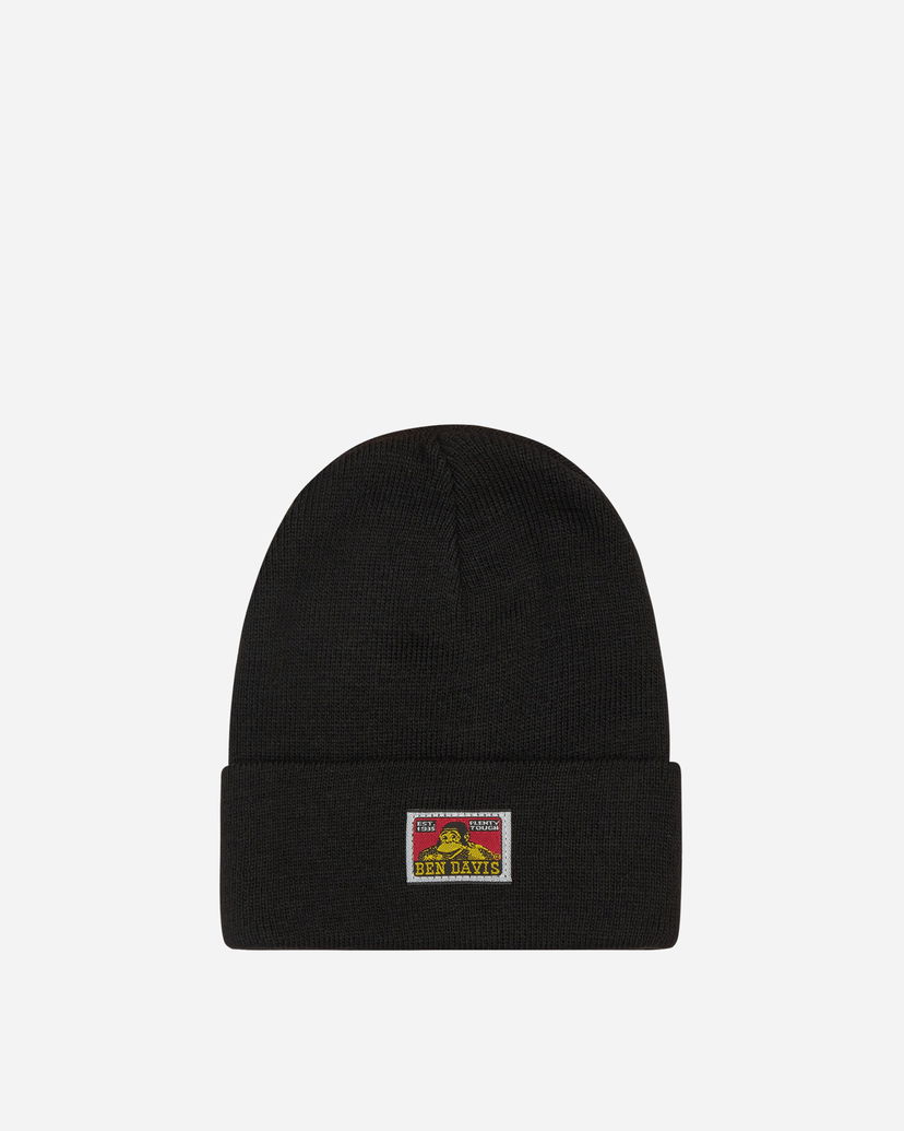 Mössa Ben Davis Logo Knit Beanie Svart | BEN9295 001