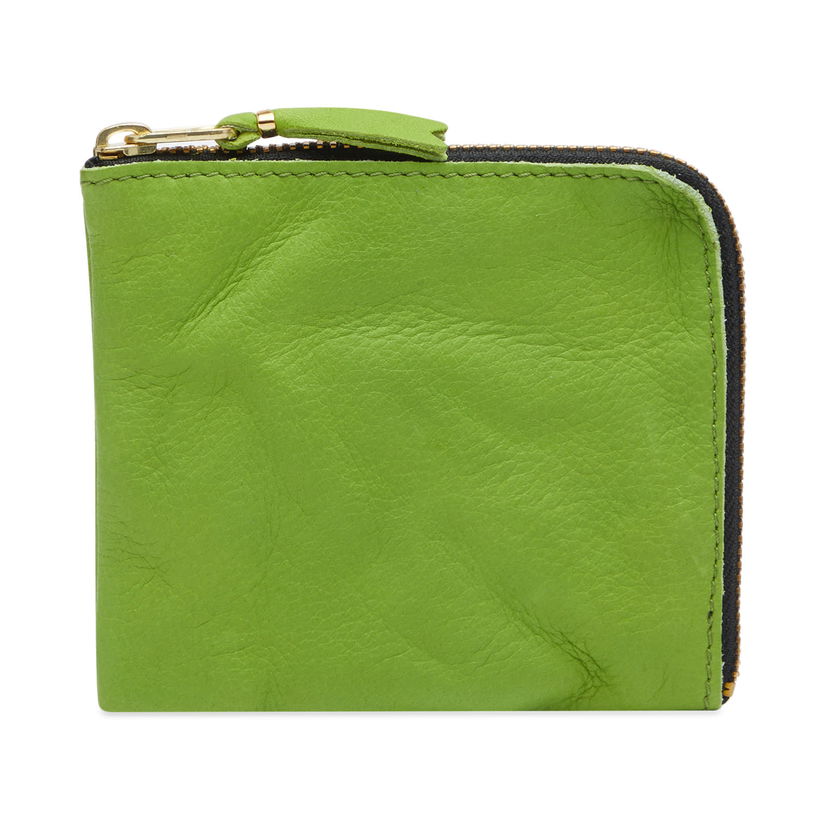 Plånbok Comme des Garçons SA3100 Washed Wallet Grön | SA3100WW-3-GRN