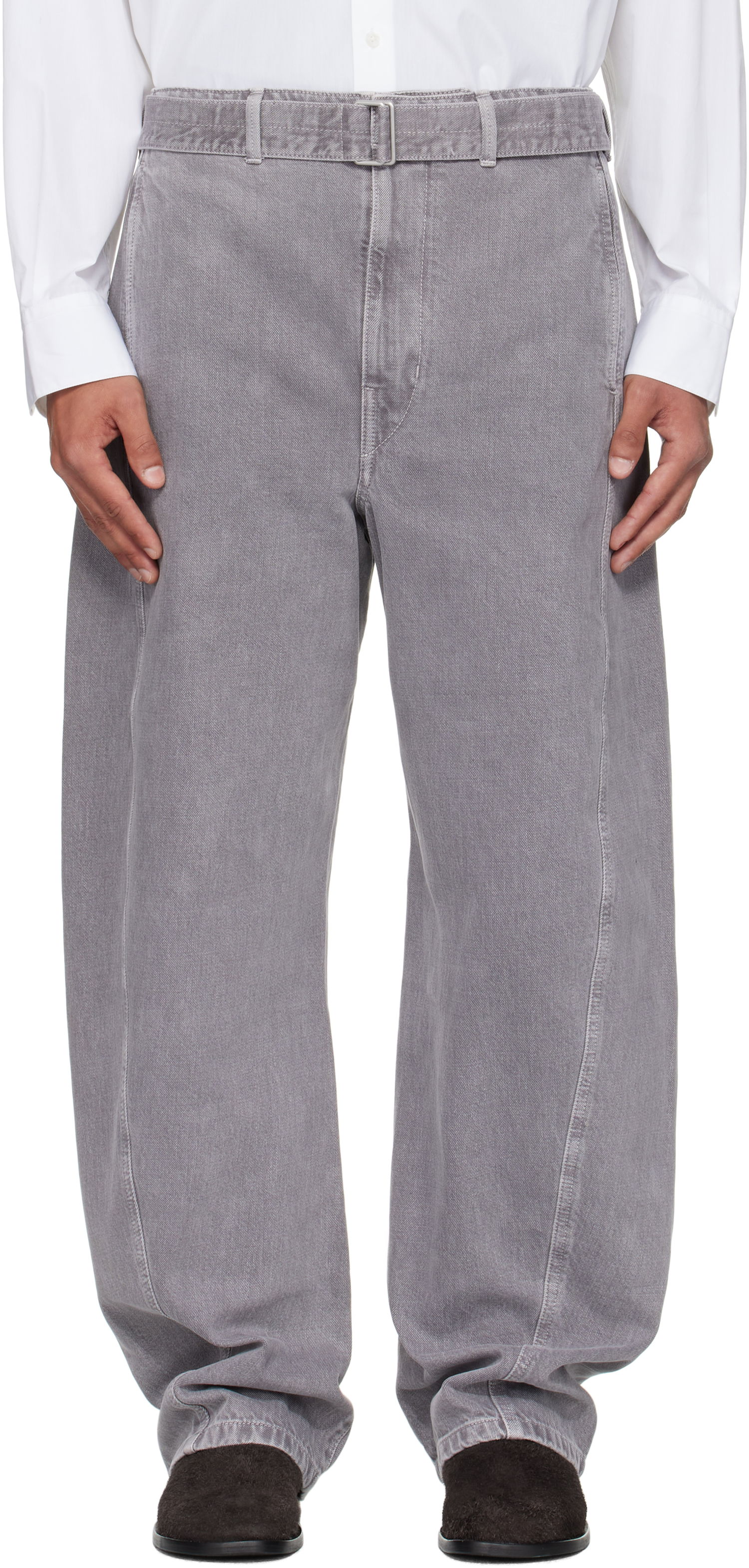 Jeans LEMAIRE Lemaire Twisted Belted Jeans Grå | PA326 LD1062, 0